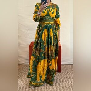Conner & Blake Elephant Maxi Dress